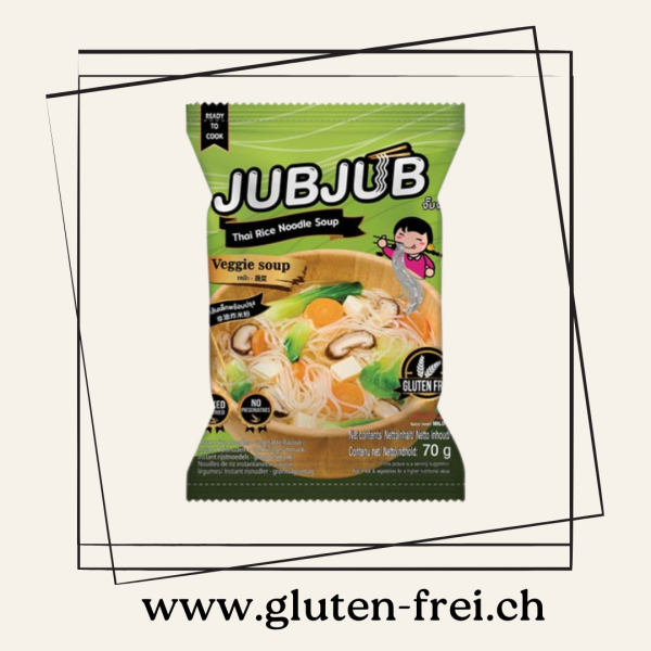 Jub Jub Instant Thai Rice Noodle Soup – Veggie glutenfrei ★★